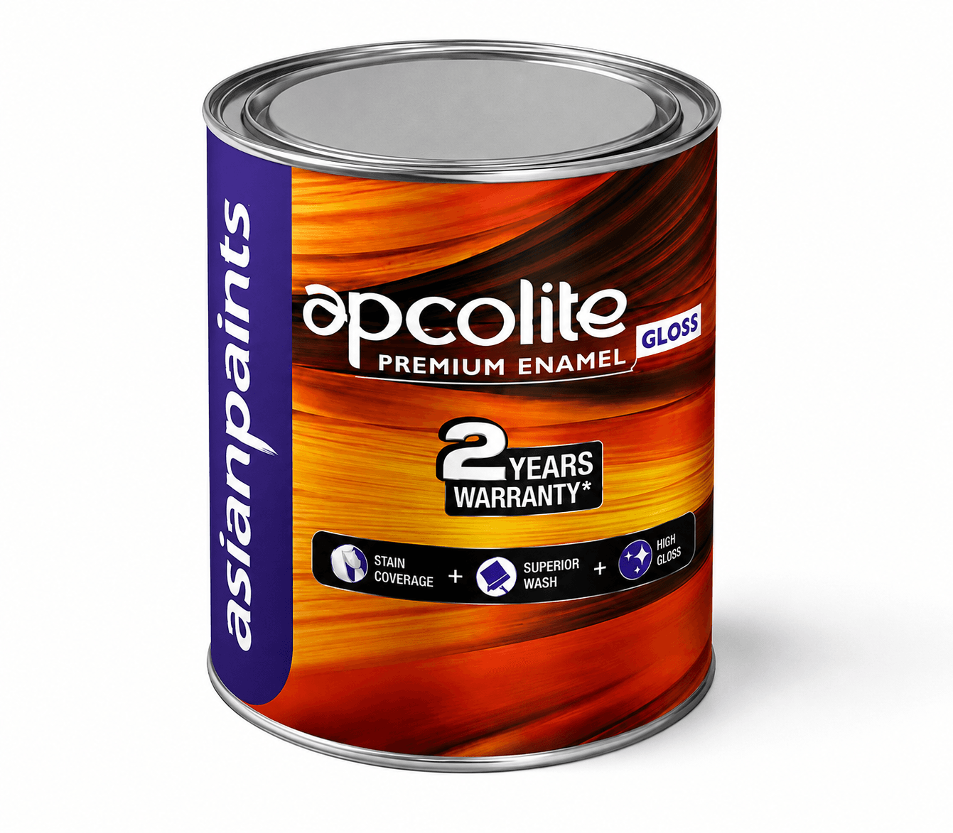 Asian Paints Enamel Gloss  White|Metal / Wood  Enamel Oil Paint| Oil Thinable image 2