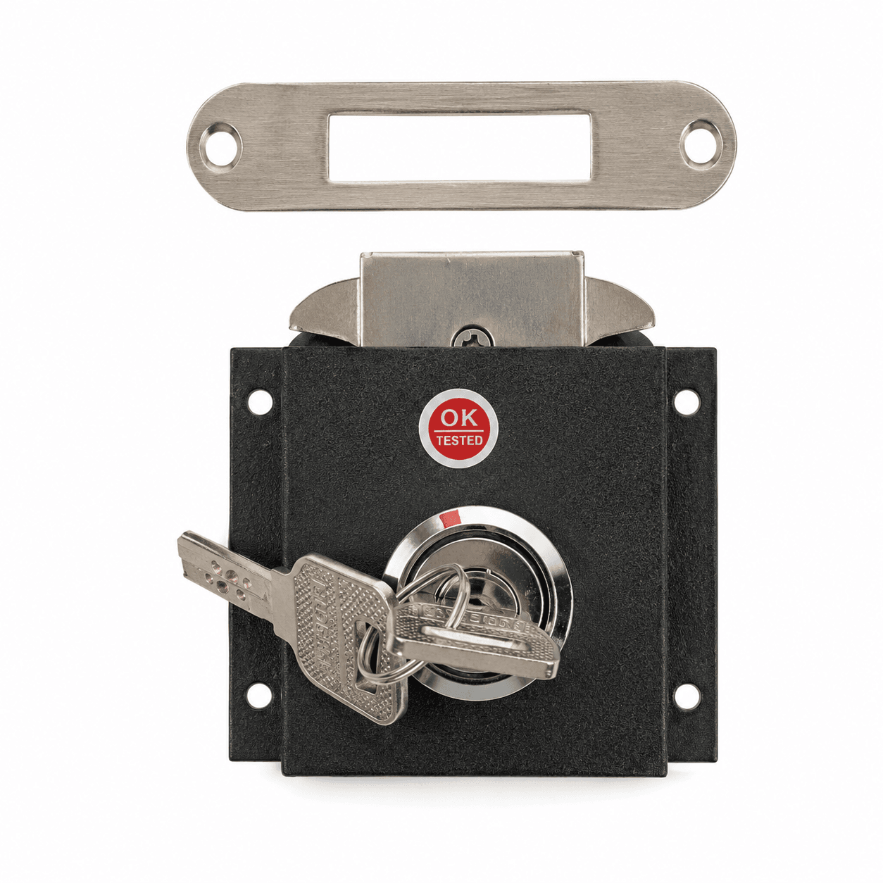 Metallic Sliding Cupboard Lock | Ultra Key | Heavy Duty Cabinet & Sliding Door Lock | Key Operated Locking System|Pack 1
