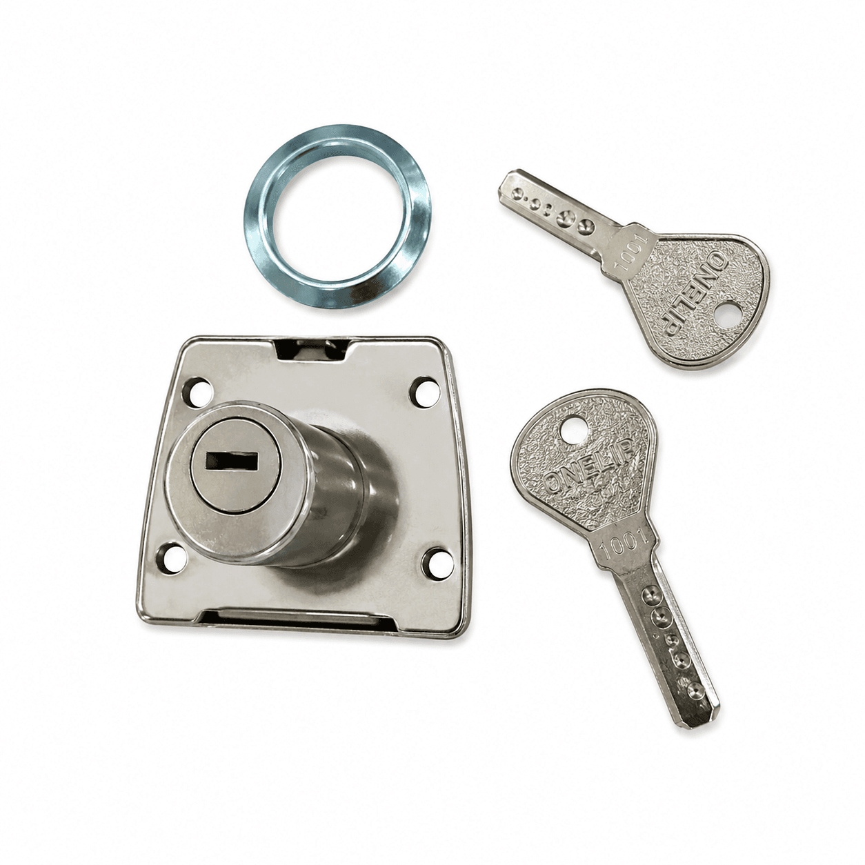 Hetrix Euro Ultra Lock | Euro Profile drawer  Lock | Heavy Duty Lock for Wooden & Metal Doors | Compact Locking System|Pack 1 image 2