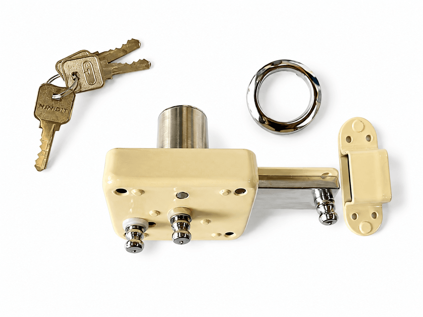 Intra Door Lock | 3 Turn Inter Door Lock | Heavy Duty Main Door Lock for Home & Office | 3 Turn Security Mechanism|Pack 1 image 3