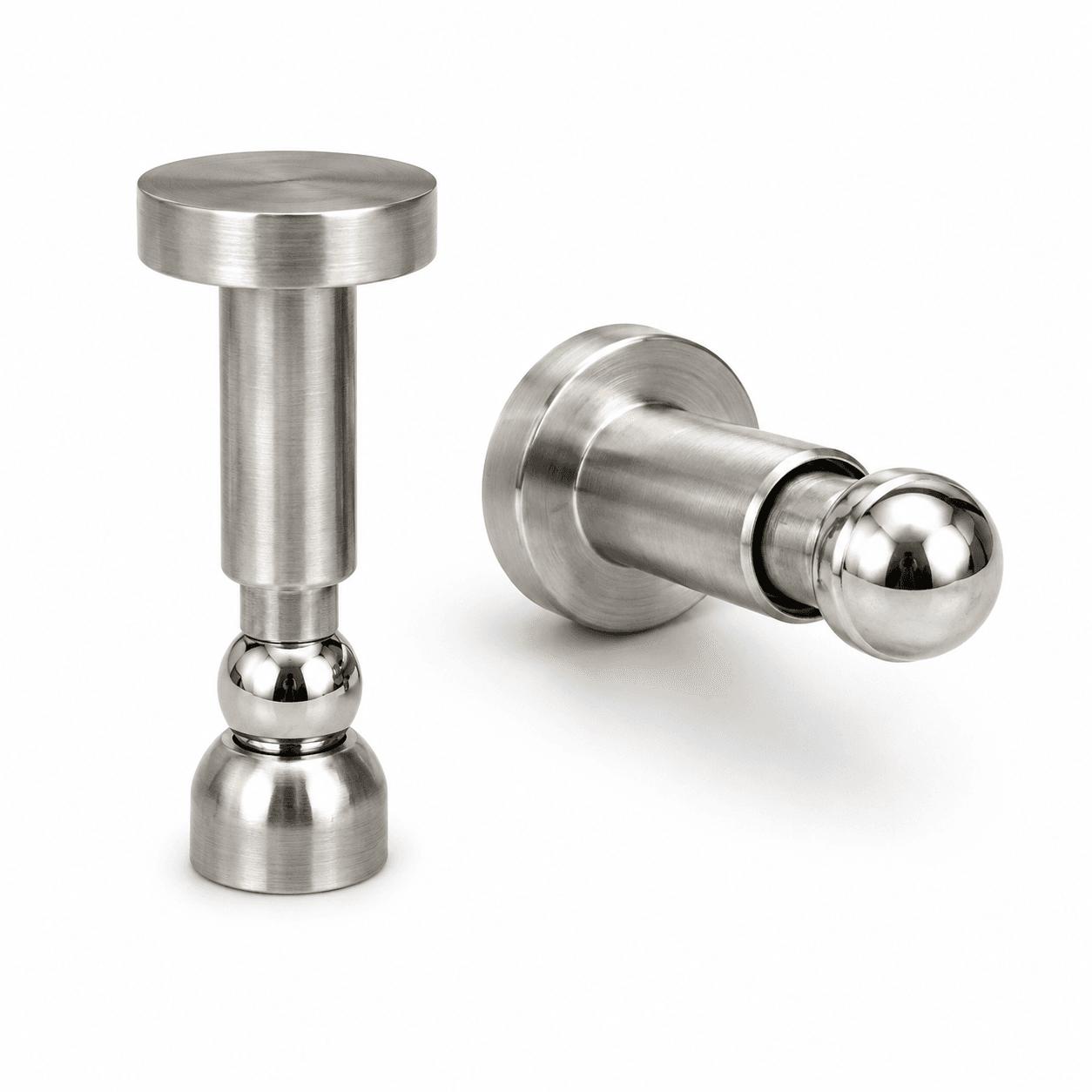 Door Magnet | Stainless Steel | Silver Finish | 4 x 2 x 2 Inch | Magnetic Door Holder|Pack 1