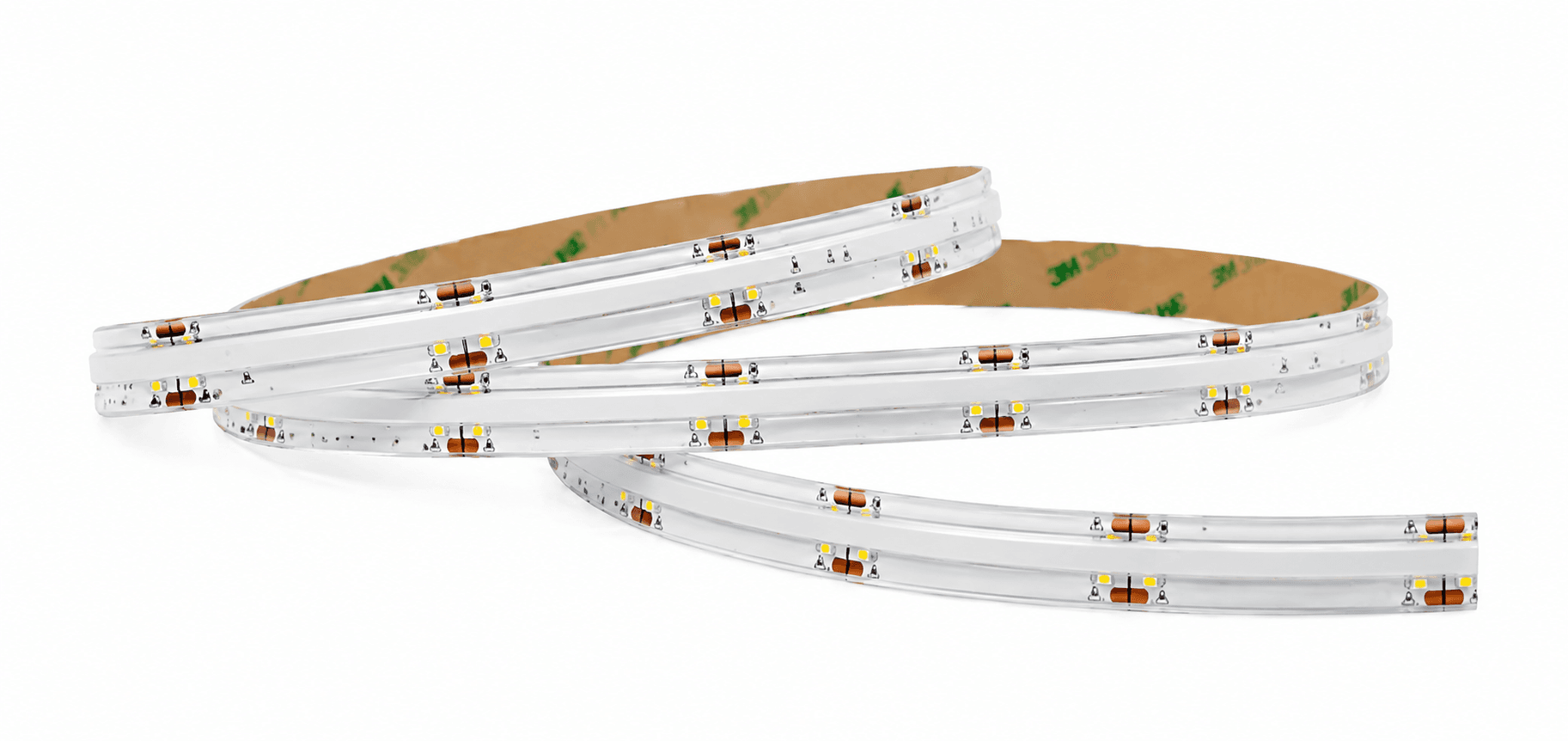OSEAS COB RGB Flexible LED Strip Light | 24V DC | 576 LEDs | 18W | 140° Beam Angle | Double Copper PCB | 10mm Width | RGB Color Changing | Indoor Decorative Lighting | 5 Meter Roll | Pack of 1