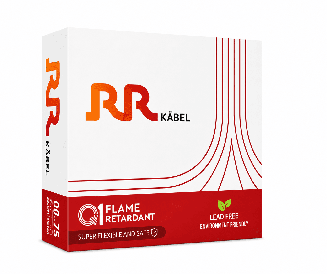RR Kabel FR PVC Insulated Single Core Flexible Electrical Wire, 90 m, Pack of 1