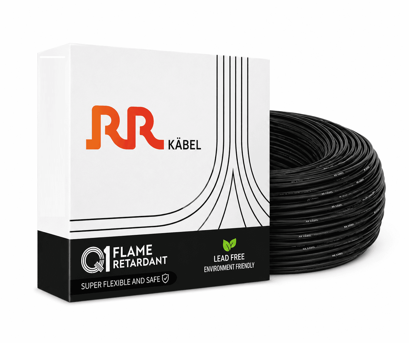 RR Kabel|Q1 Flame Retardant Super Flexible Single Core House Wire | 90m Coil | Pack of 1 image 8