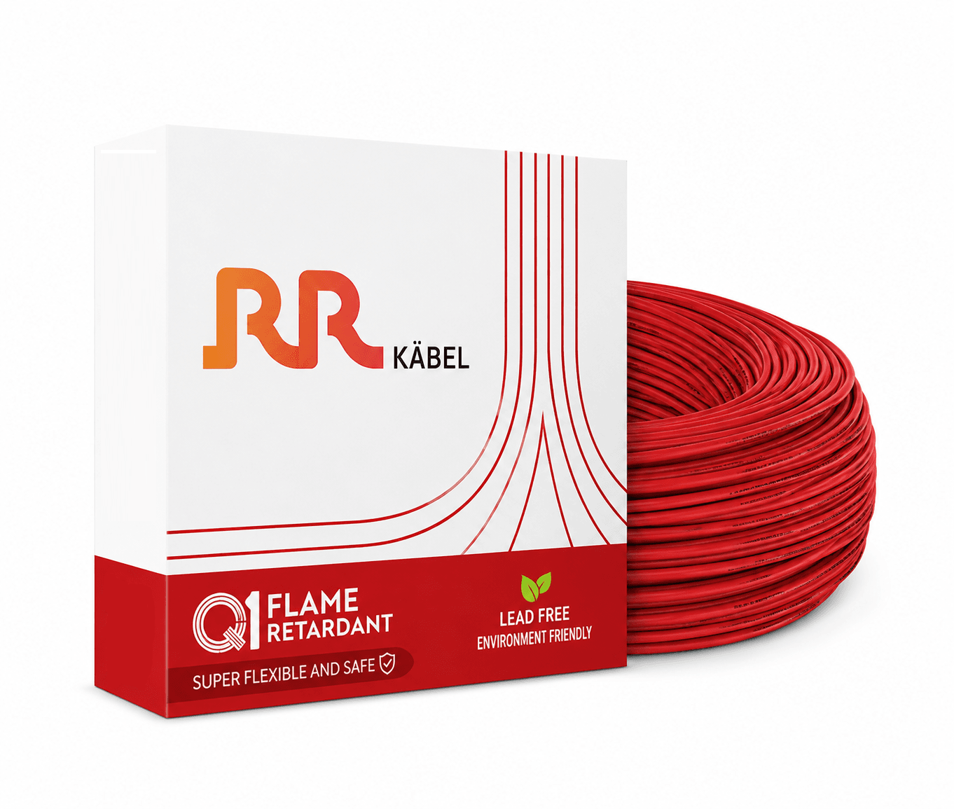 RR Kabel|Q1 Flame Retardant Super Flexible Single Core House Wire | 90m Coil | Pack of 1 image 2