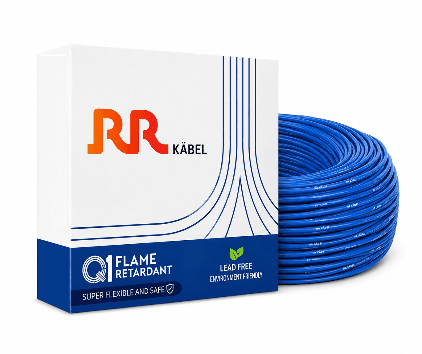 RR Kabel|Q1 Flame Retardant Super Flexible Single Core House Wire | 90m Coil | Pack of 1 image 5
