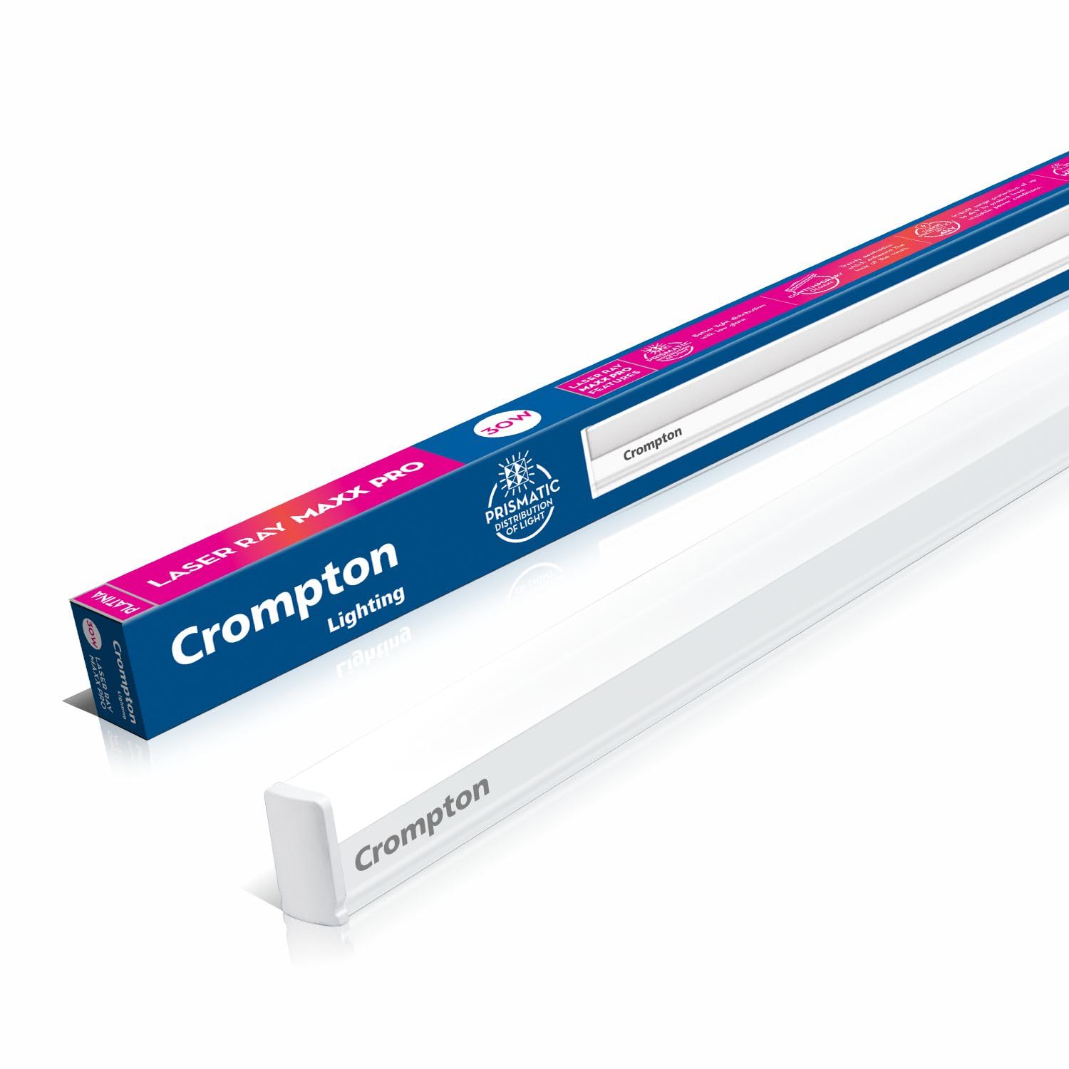 Crompton Laser Ray DMaxx LED Batten | PVC Body | Cool White | Pack of 1 image 4