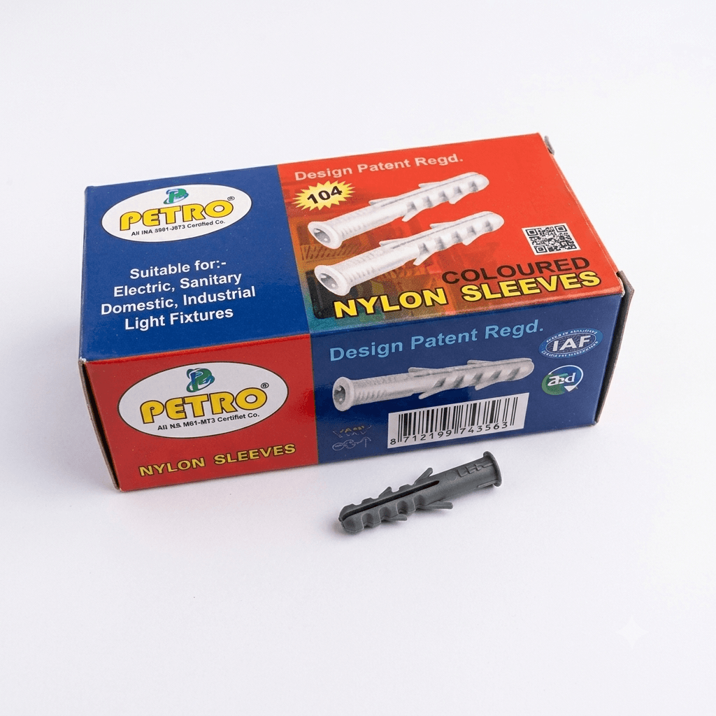 GITTY PETRO | PVC GITTI | Colour Nylon Sleeves | PACK 1