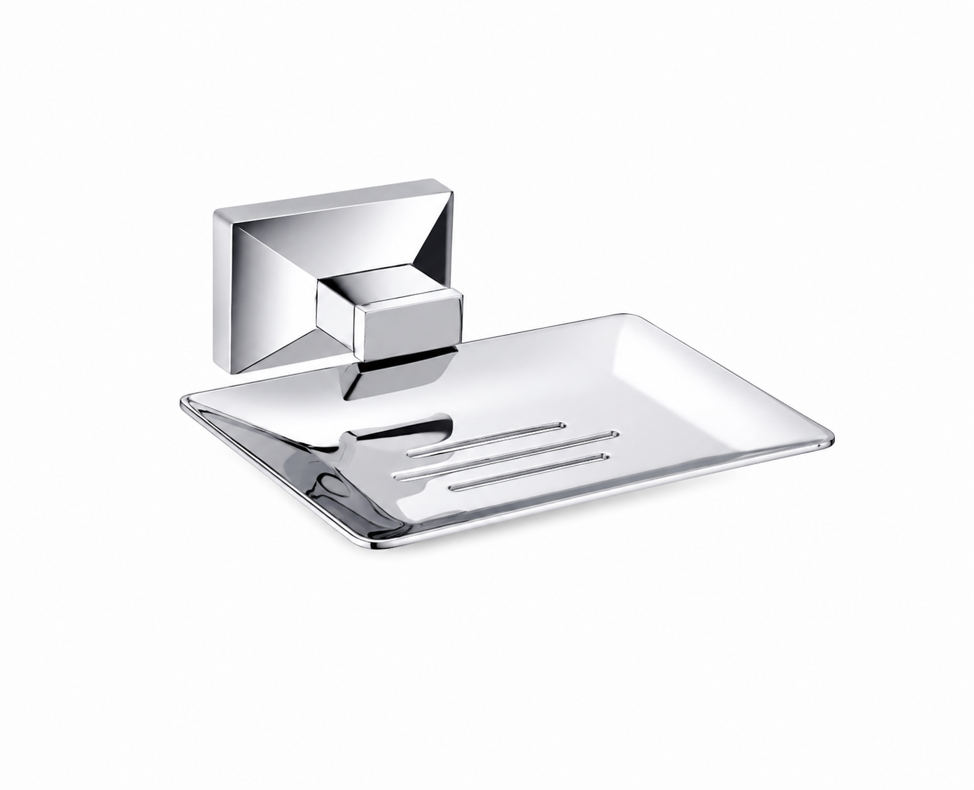 Bell Sanitary Wares | Premium Stainless Steel | Chrome Polished | Single Soap Dish | Pack of 1 image 5