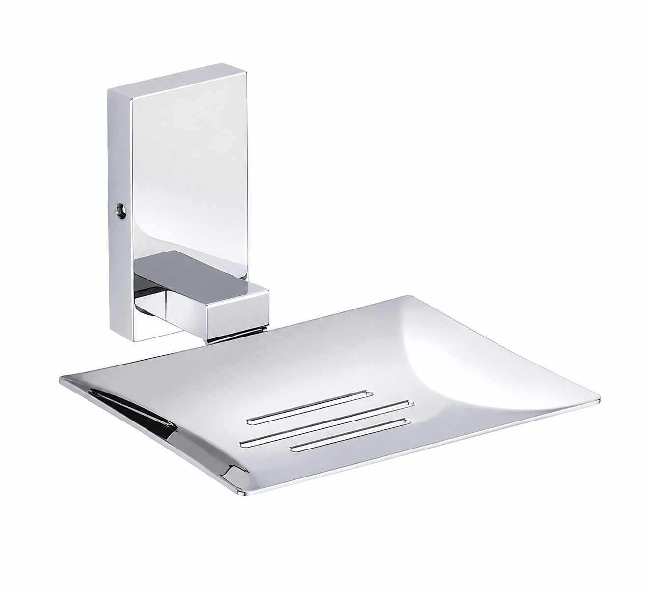 Bell Sanitary Wares | Premium Stainless Steel | Chrome Polished | Single Soap Dish | Pack of 1 image 2