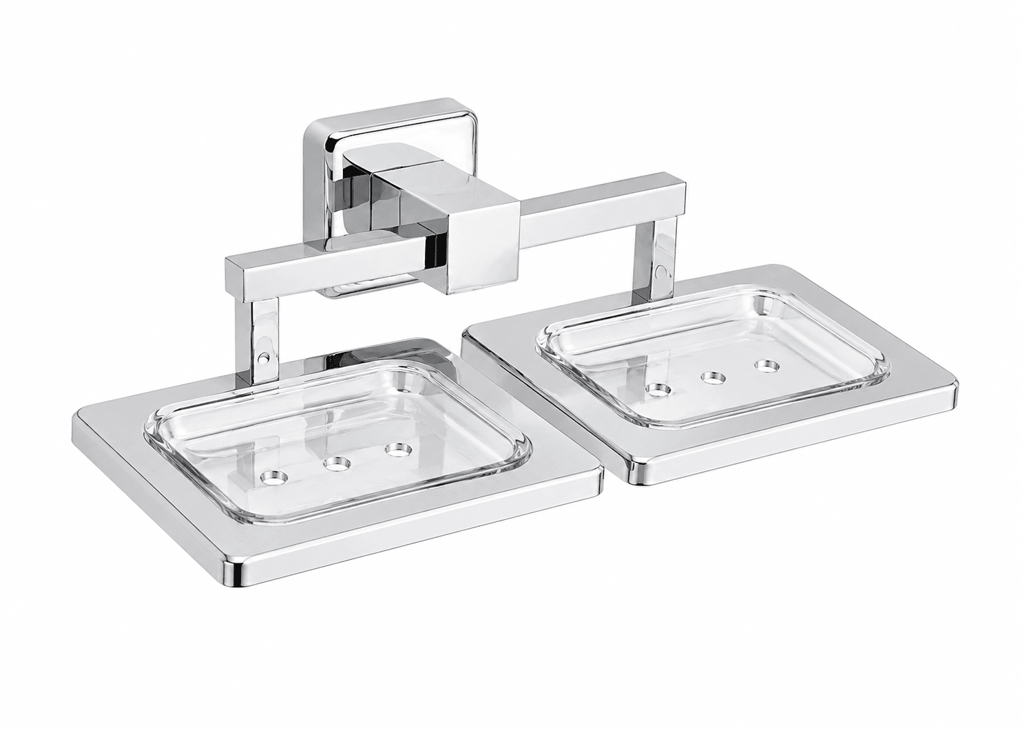 Bell Sanitary Wares | Premium Stainless Steel | Chrome Polished | Double Soap Dish | Pack of 1 image 3