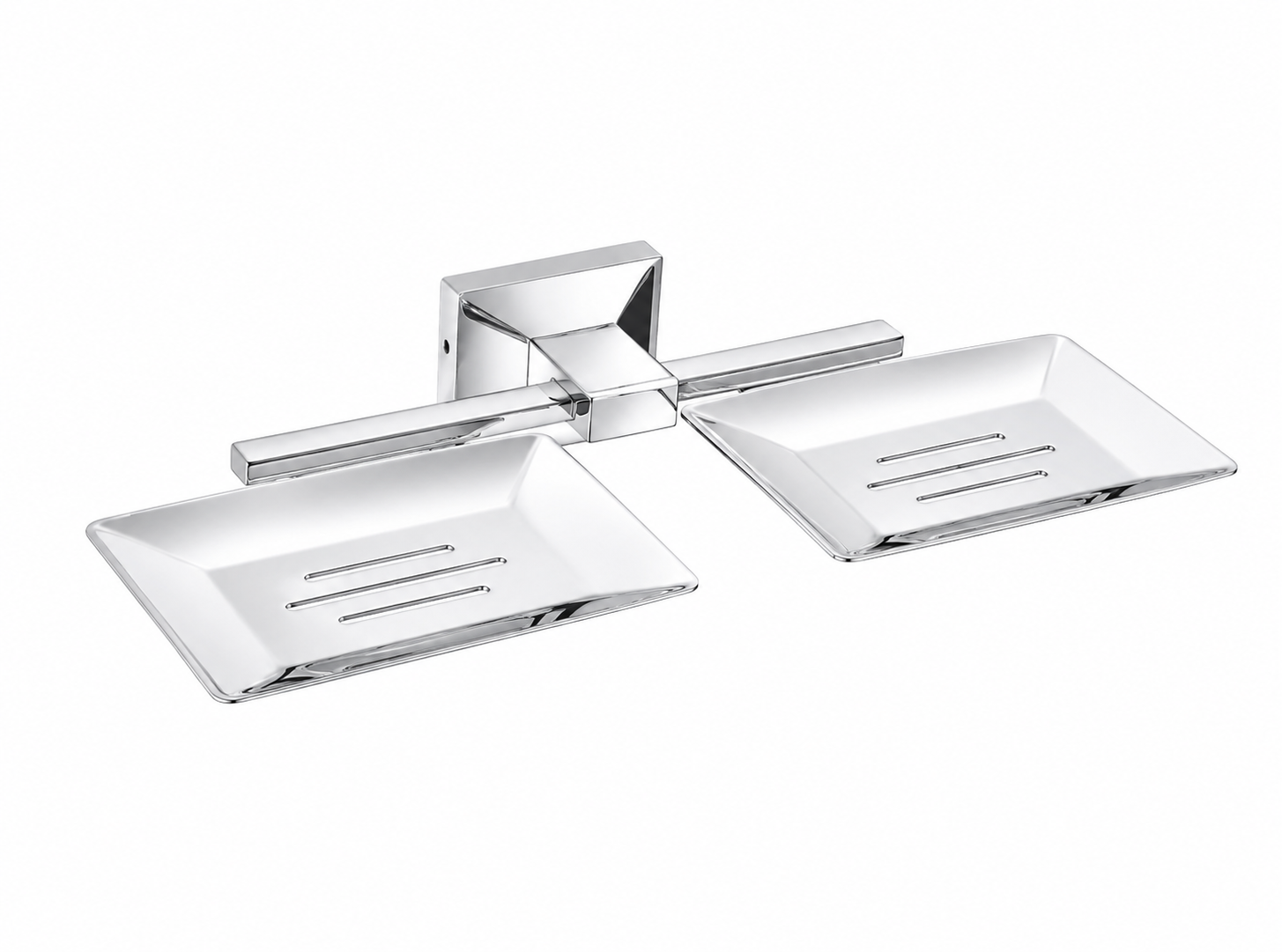 Bell Sanitary Wares | Premium Stainless Steel | Chrome Polished | Double Soap Dish | Pack of 1