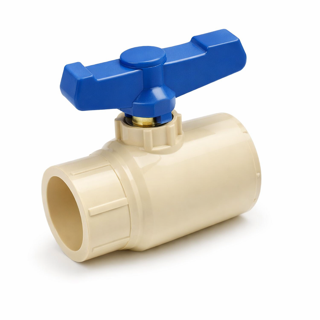Astral CPVC Plumbing Pipe Ball Valve | CTS Socket | High Pressure | Hot & Cold Water | Pack of 1