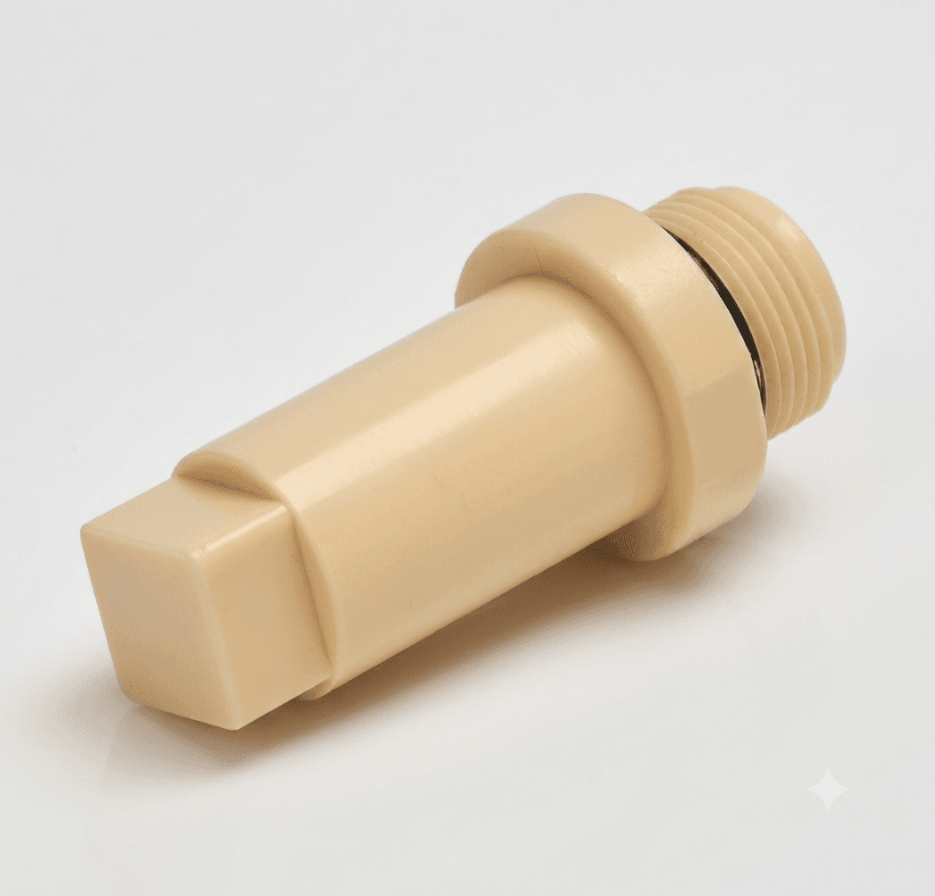 Astral CPVC Plumbing Pipe End Plug | Threaded | High Pressure | Hot & Cold Water | Pack of 1