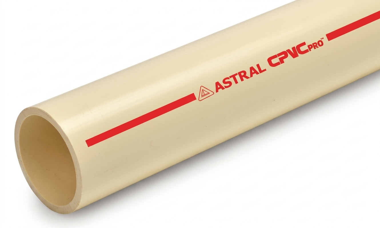 Astral CPVC Plumbing Pipe | High Pressure | Hot & Cold Water | 3 Meter | Pack of 1