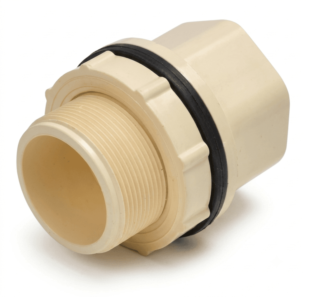 Astral CPVC Plumbing Pipe Tank Adaptor | Socket Type | Thread x Socket | High Pressure | Hot & Cold Water | Pack of 1