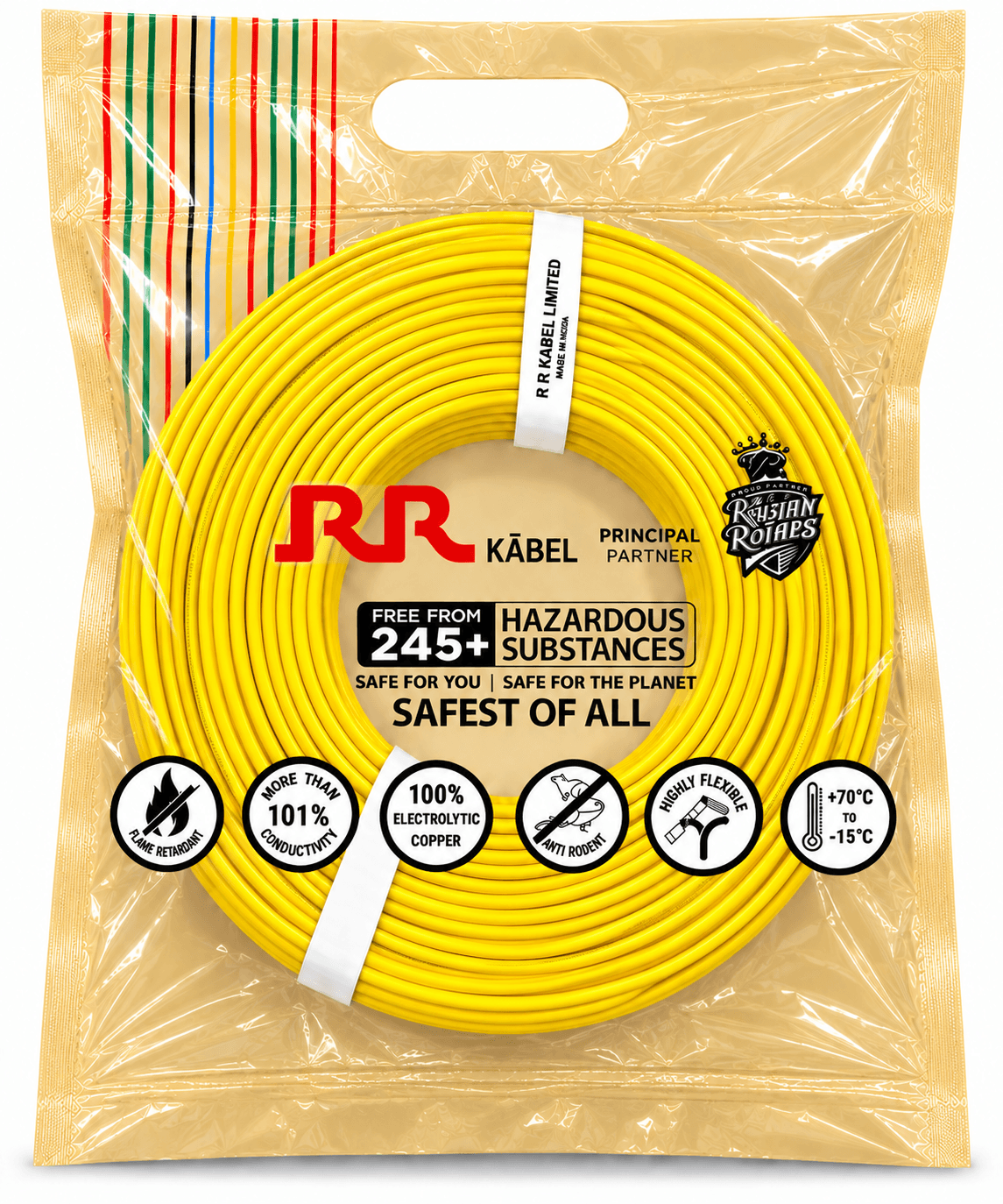 RR Kabel FR-LSH PVC Insulated Single Core Flexible Industrial Wire | 200 m | Pack of 1 image 3