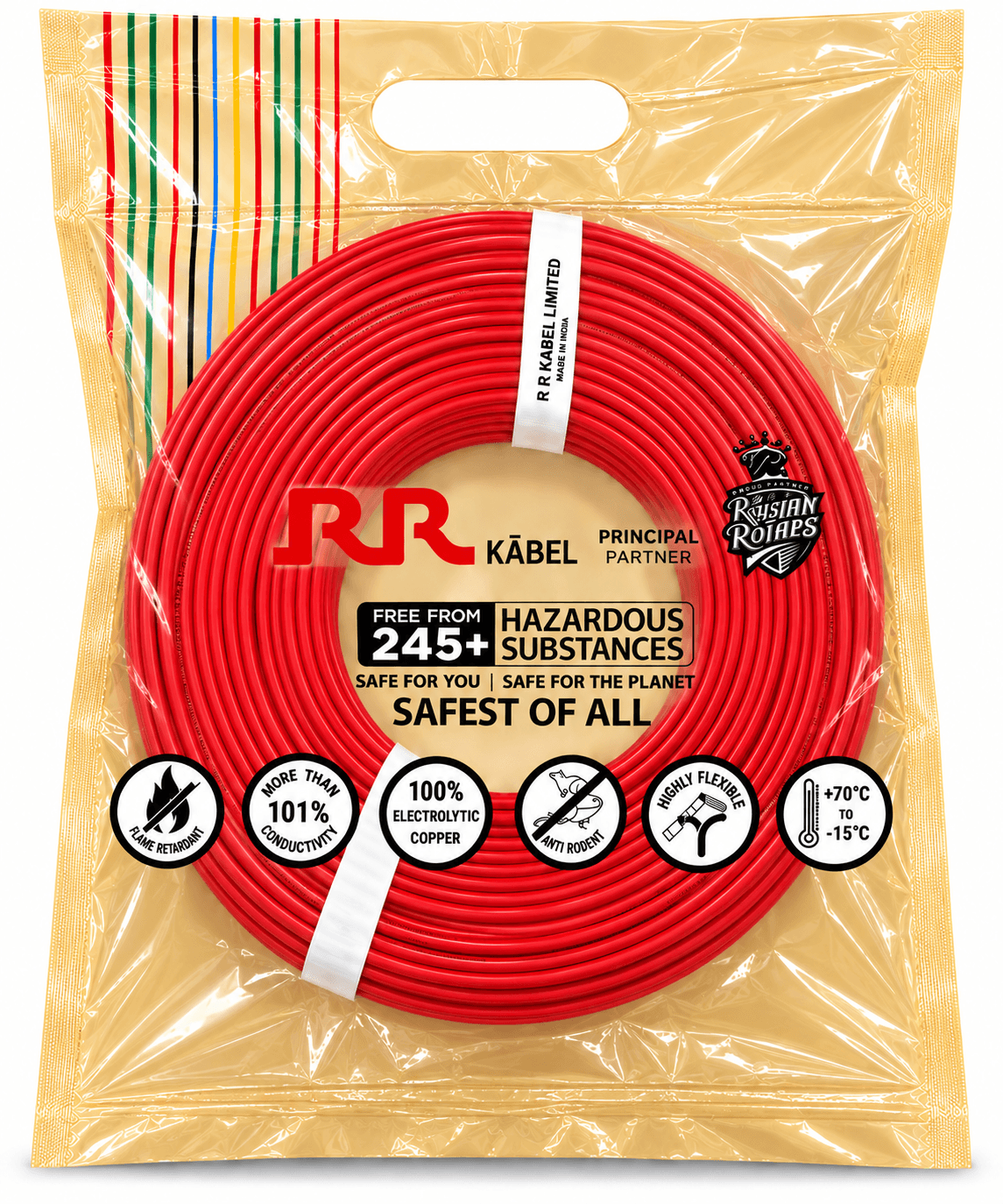 RR Kabel FR-LSH PVC Insulated Single Core Flexible Industrial Wire | 200 m | Pack of 1 image 2