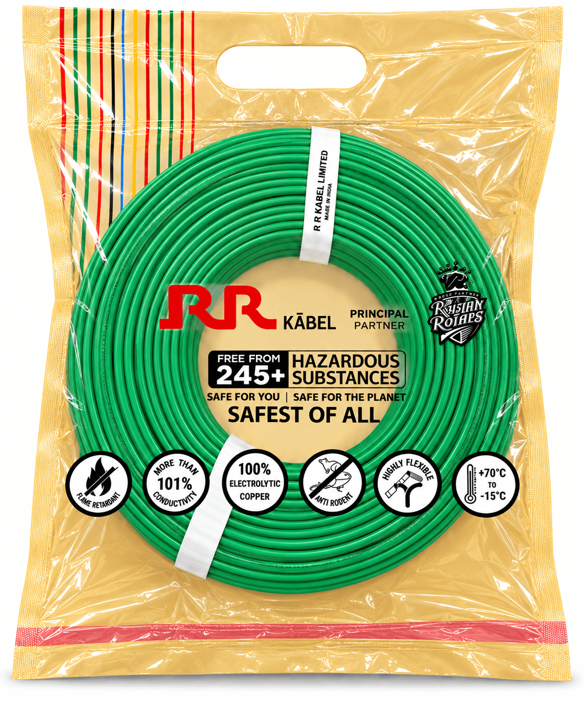 RR Kabel FR-LSH PVC Insulated Single Core Flexible Industrial Wire | 200 m | Pack of 1 image 6