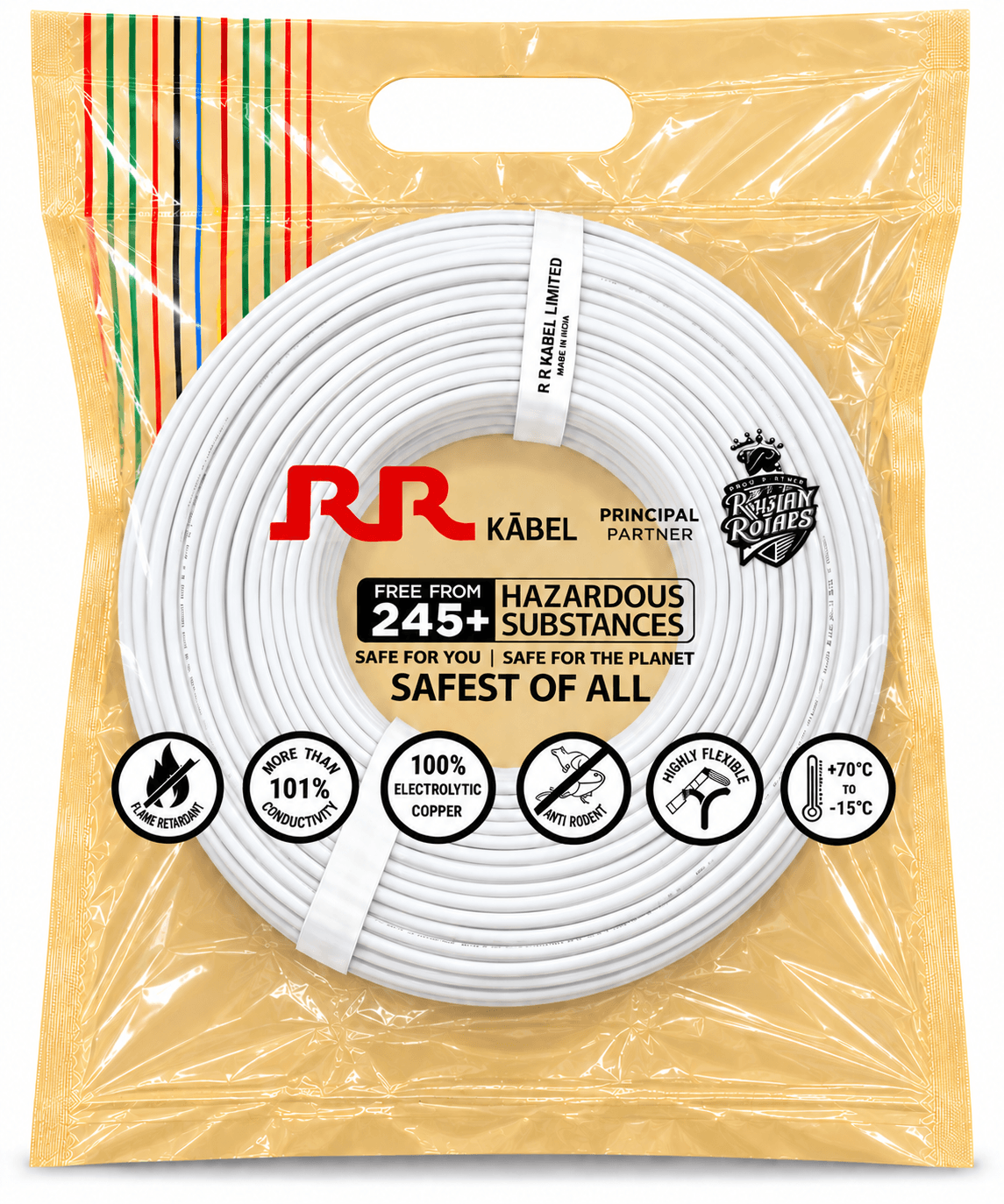 RR Kabel FR-LSH PVC Insulated Single Core Flexible Industrial Wire | 200 m | Pack of 1 image 8
