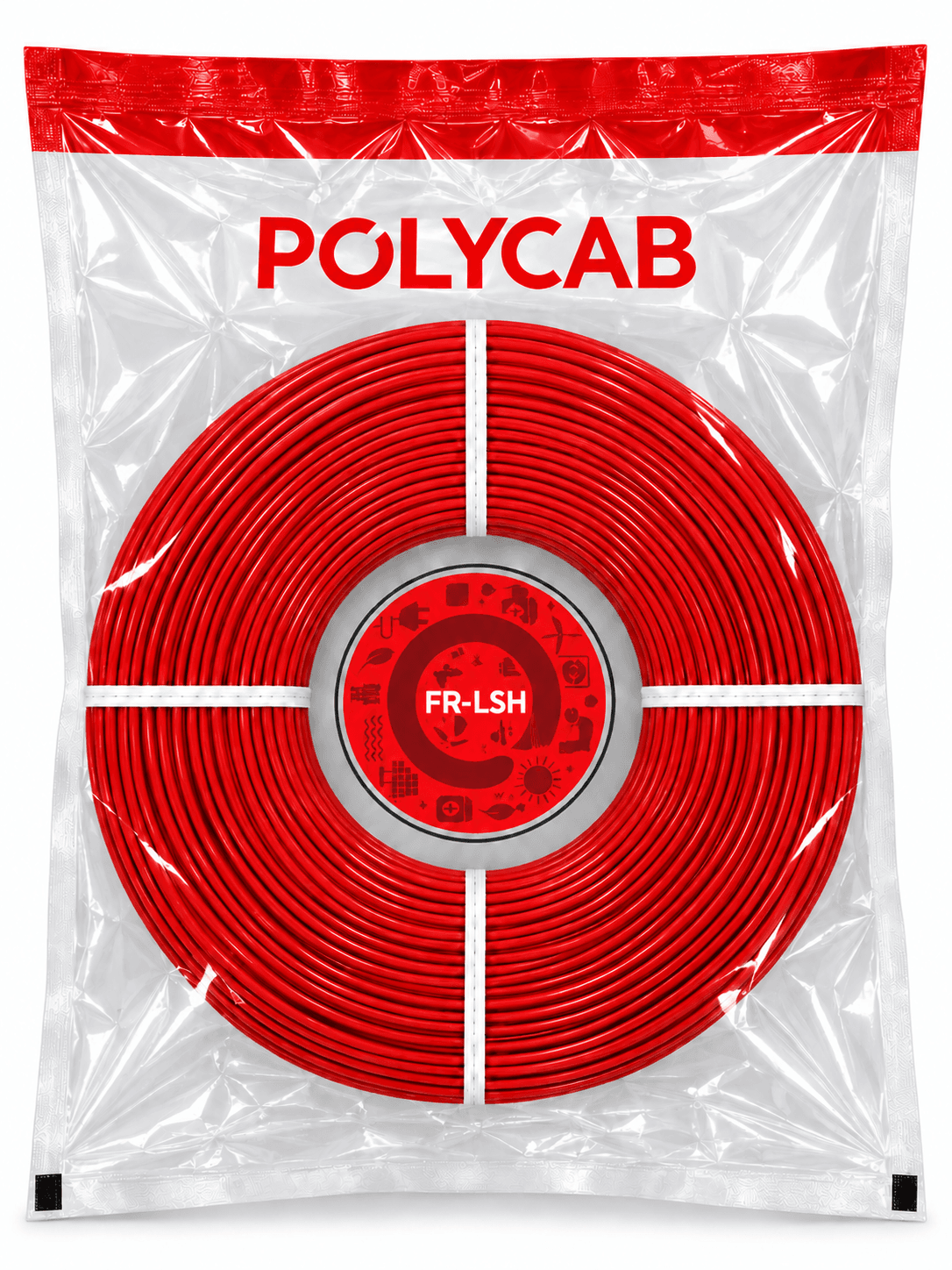 Polycab FRLS-H PVC Insulated Single Core Flexible Industrial Cable | 300 m | Pack of 1