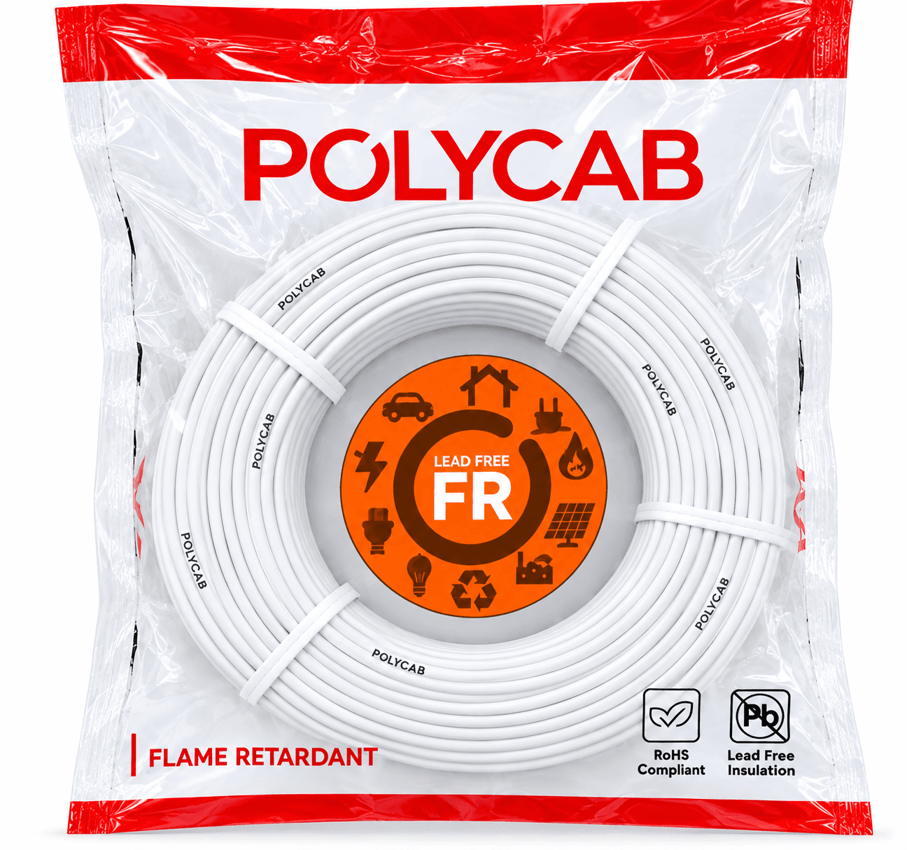 Polycab FR PVC Insulated Single Core Flexible Electrical Cable | 100 m | Pack of 1 image 6