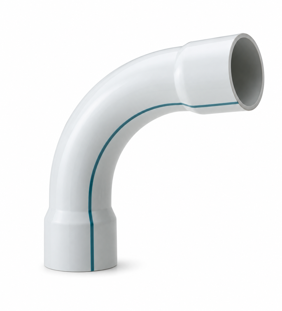 PVC Conduit Elbow | Medium MMS Grade | White
