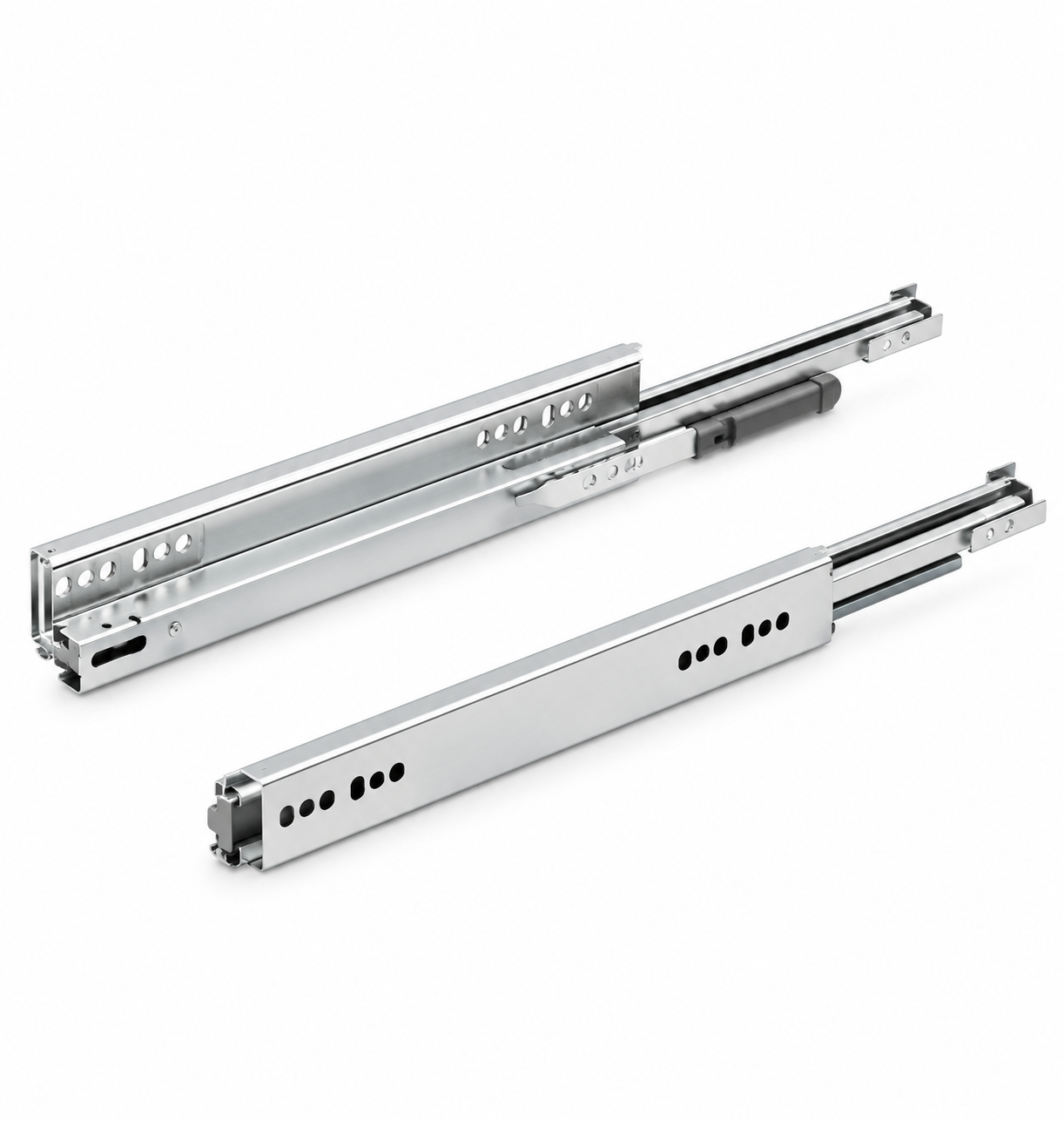 Hettich Quadro-V6 Drawer Runner | Full Extension | 30 kg Load Capacity | Silent System | With Catches | Pack of 1 Set