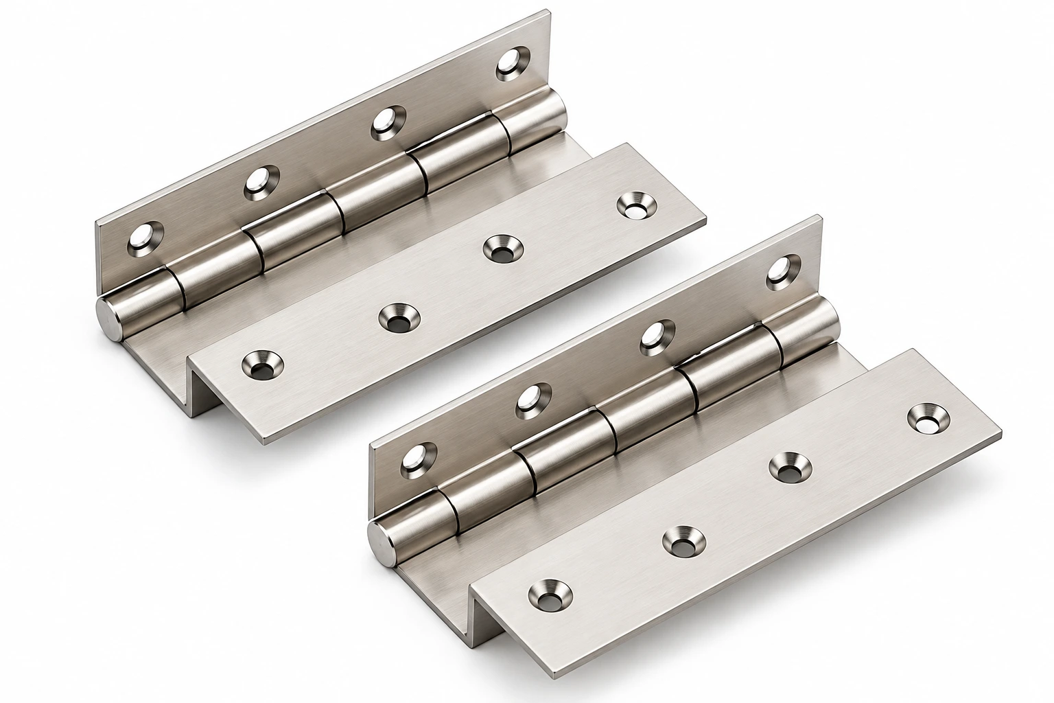 Dorpick Brass L Hinge Extra Heavy | Without Lock | Inset Type | For 19 mm Cabinet Door | Pack of 1