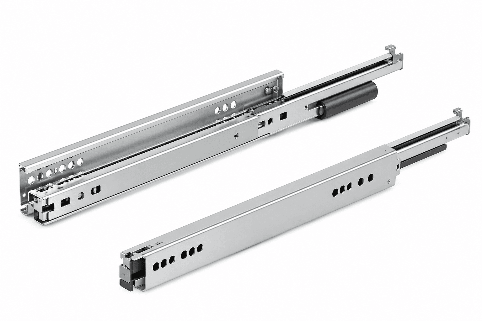 Hettich Quadro-V6 Full Extension Drawer Runner | 30 kg Load Capacity | P2O | With Catches | Set of 1
