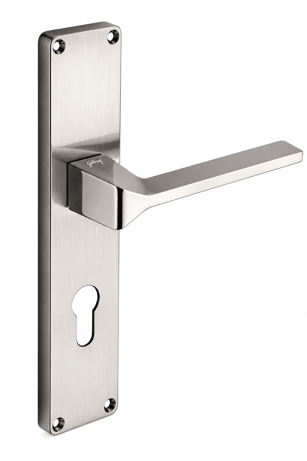 NEH15 Door Handle & Baby Latch Series | Satin Steel Finish | Low Height Design | Door/Window Hardware image 3