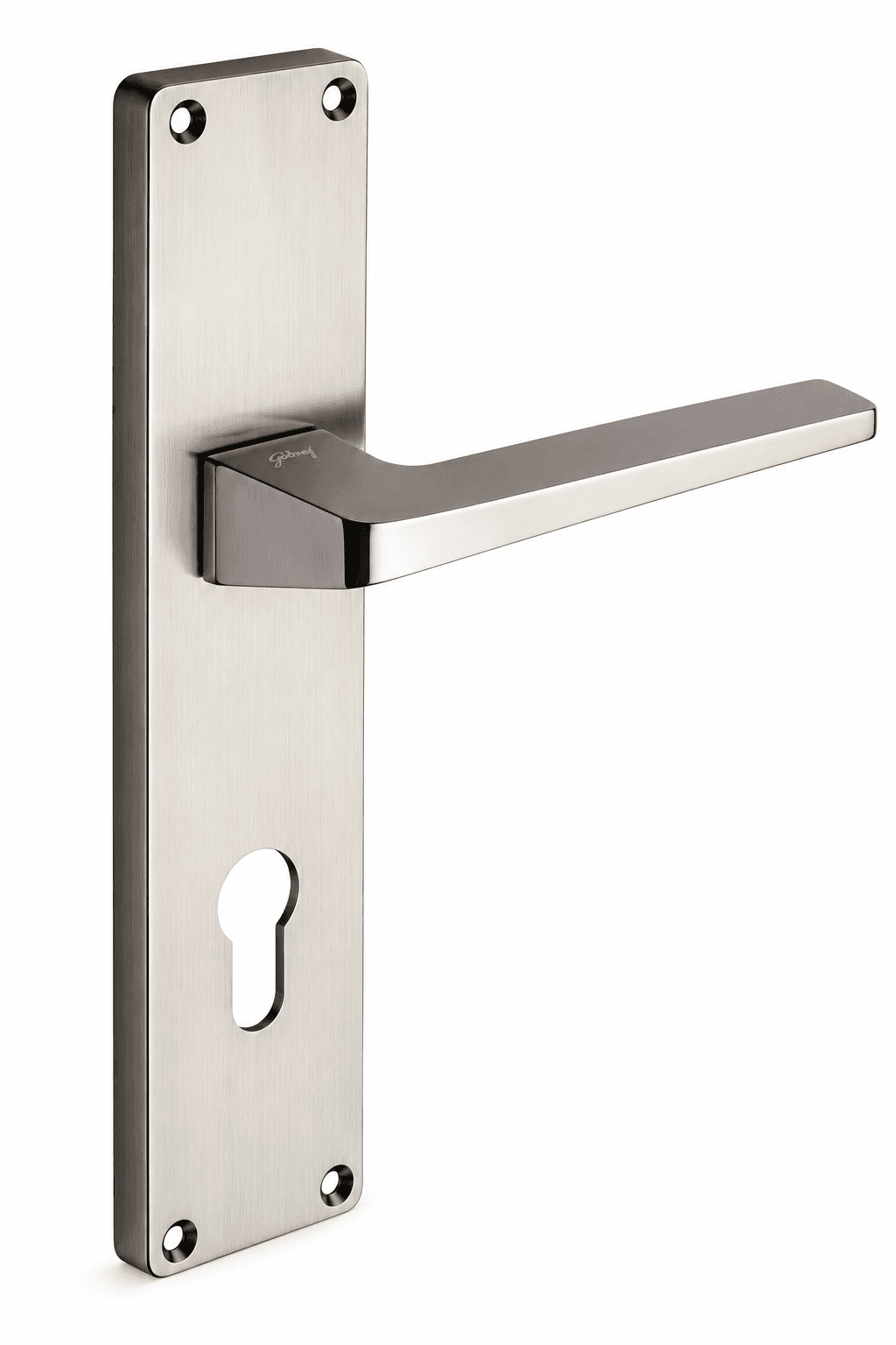 NEH16 Door Handle & Baby Latch Series | Satin Steel Finish | Door/Window Hardware