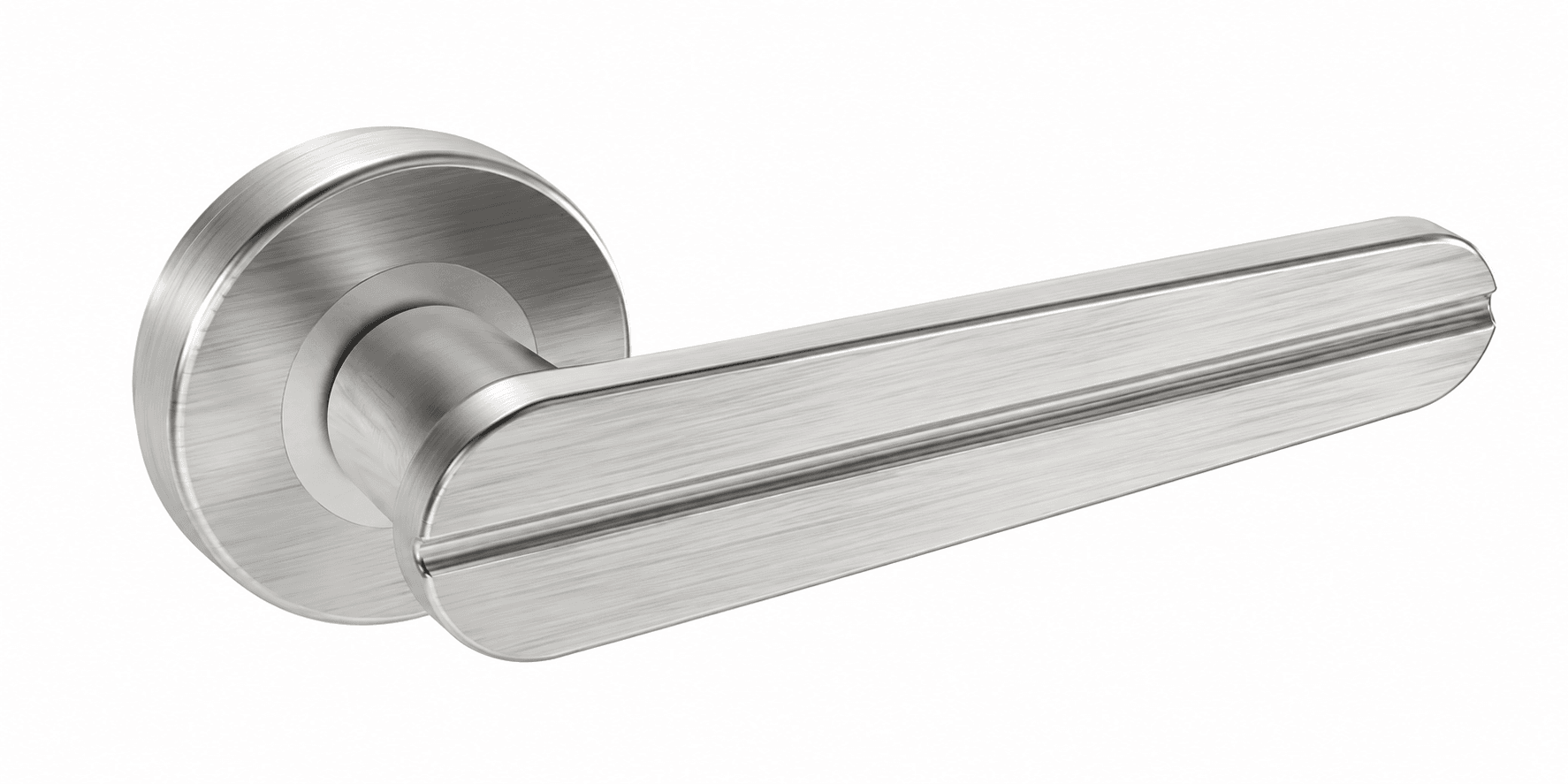 EM 04 Essential Door Handle & Baby Latch Series | Satin Steel Finish | Pack of 1 image 2