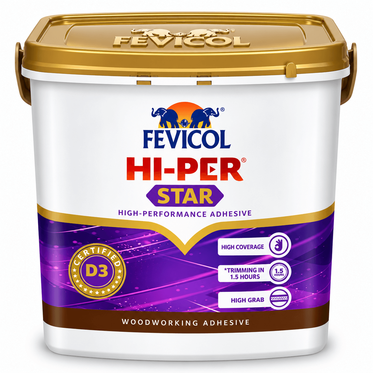 Fevicol Hi-per Star High-Performance Woodworking Adhesive, D3 Certified