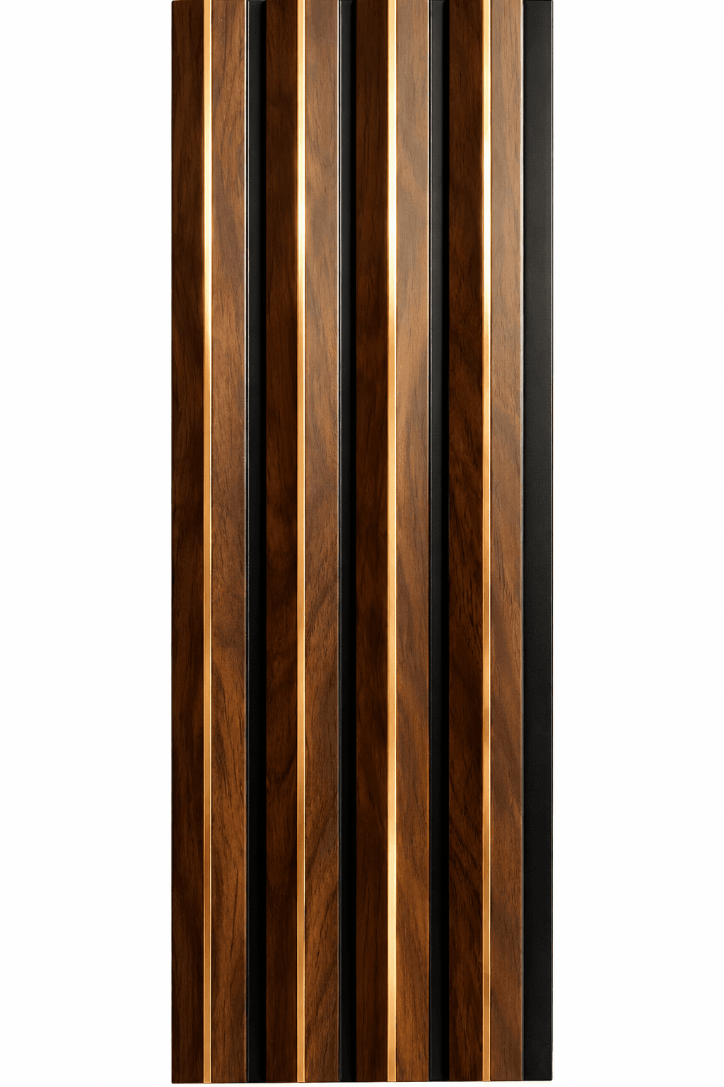 Charcoal Louvers | Decorative Fluted Wall Cladding | 5 Inch x 8 Feet | Pack of 1 image 11