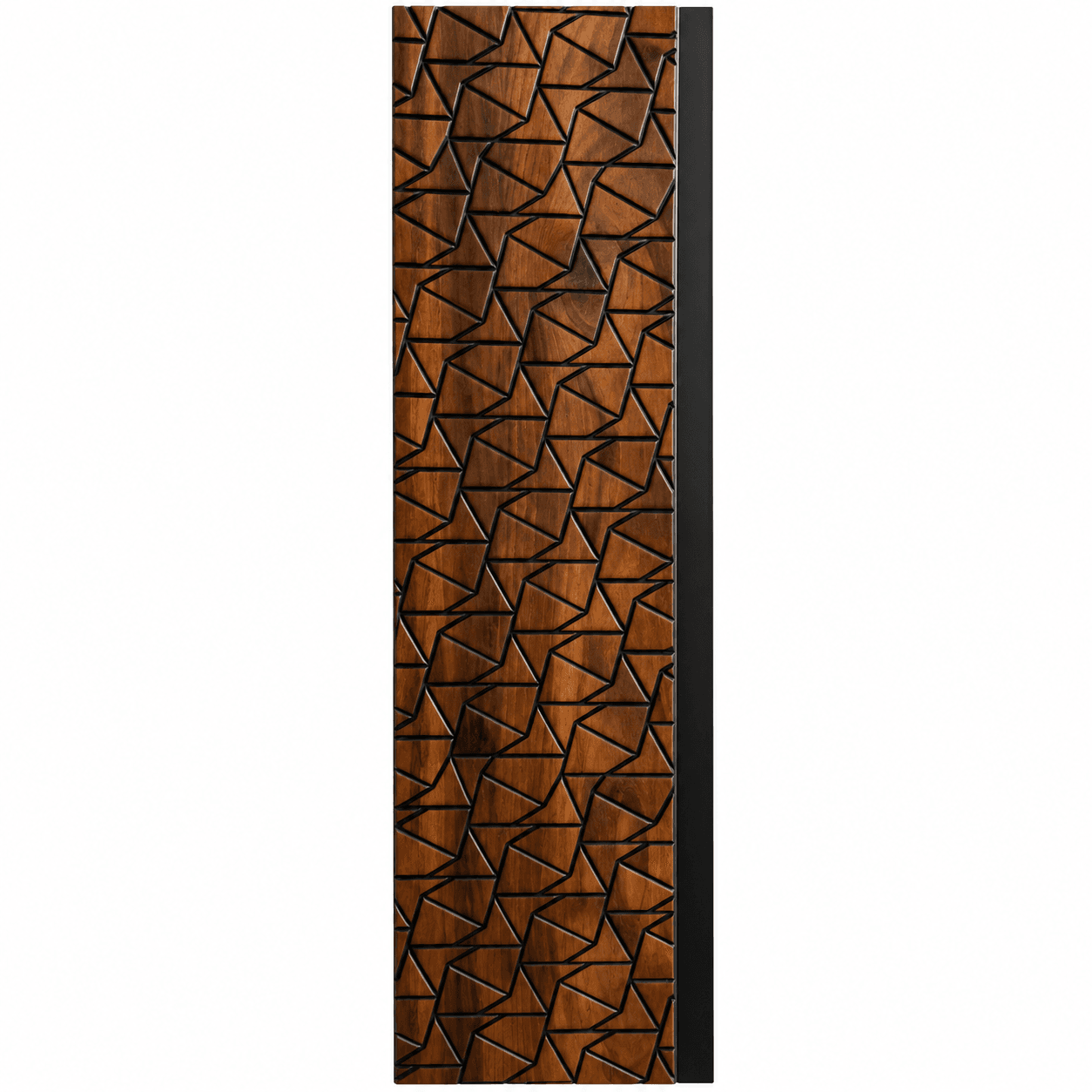 Charcoal Louvers | Decorative Fluted Wall Cladding | 5 Inch x 8 Feet | Pack of 1 image 6