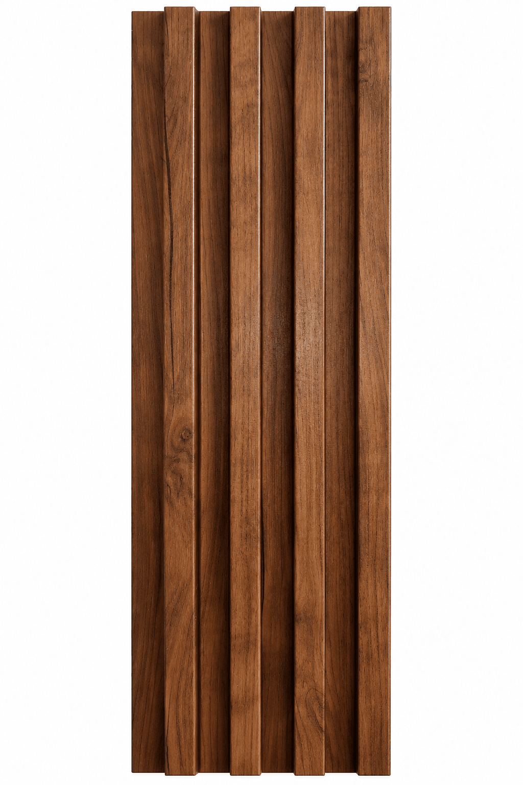 WPC Louvers | 23 mm | 4 Channel Fluted Wall Panel | 6 Inch x 9.5 Feet | Pack of 1 image 7