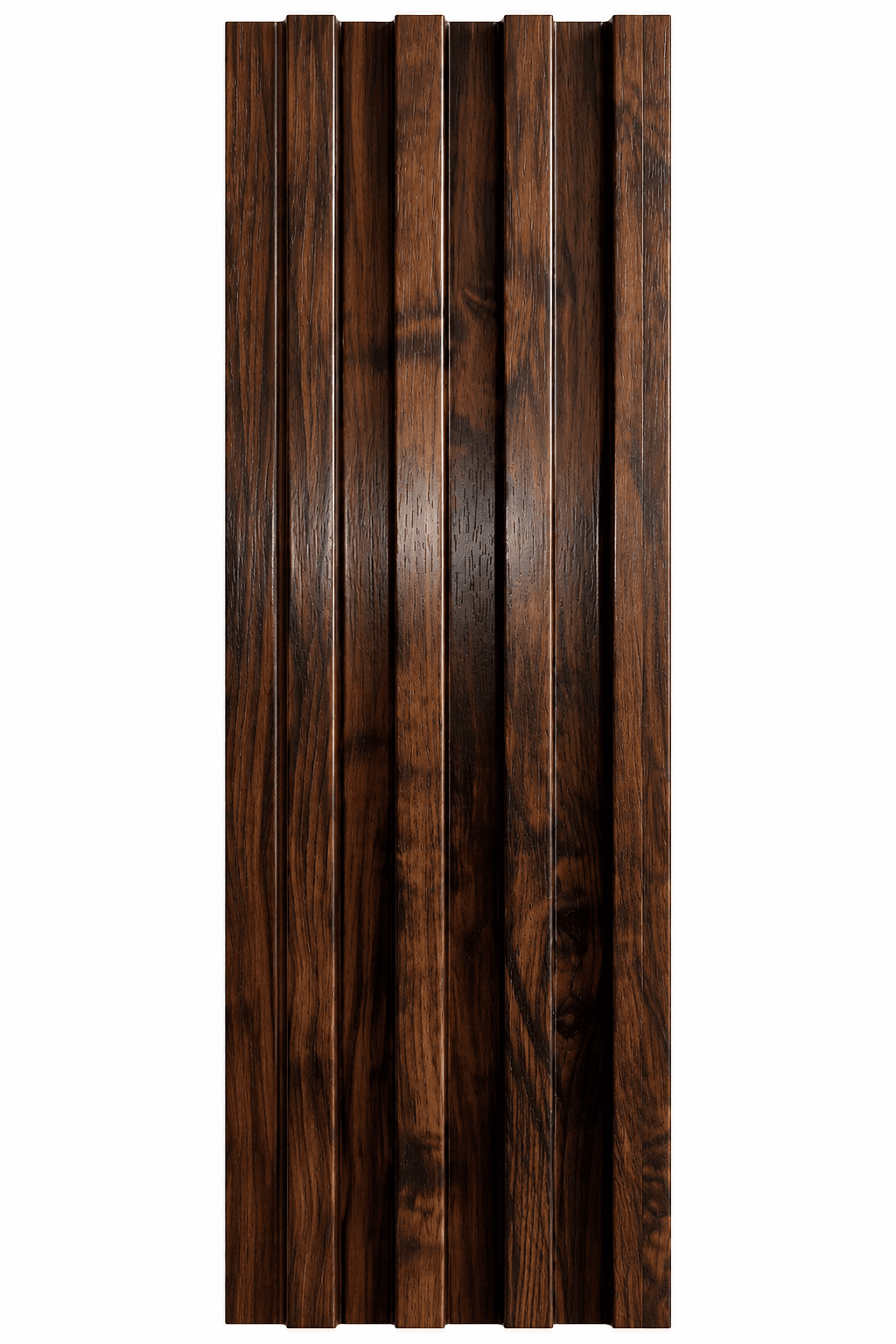 WPC Louvers | 23 mm | 4 Channel Fluted Wall Panel | 6 Inch x 9.5 Feet | Pack of 1 image 8
