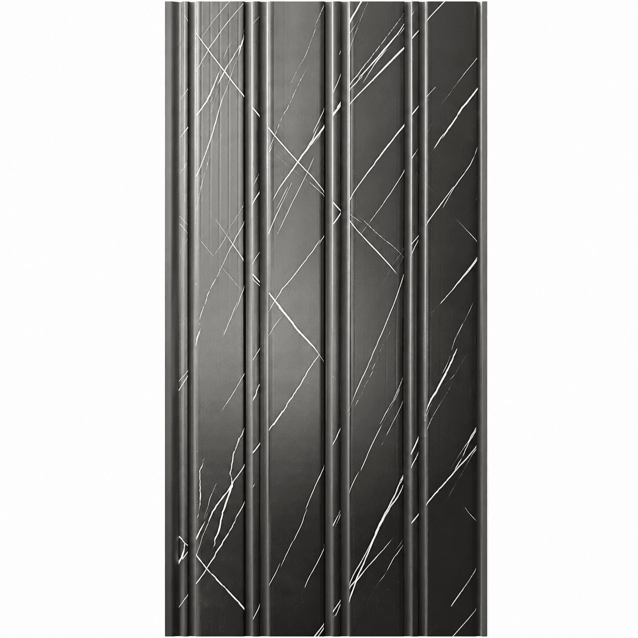 PVC Fluted Wall Panel | Decorative Interior Wall Cladding | 10 ft × 10 Inch | Pack of 1 image 3