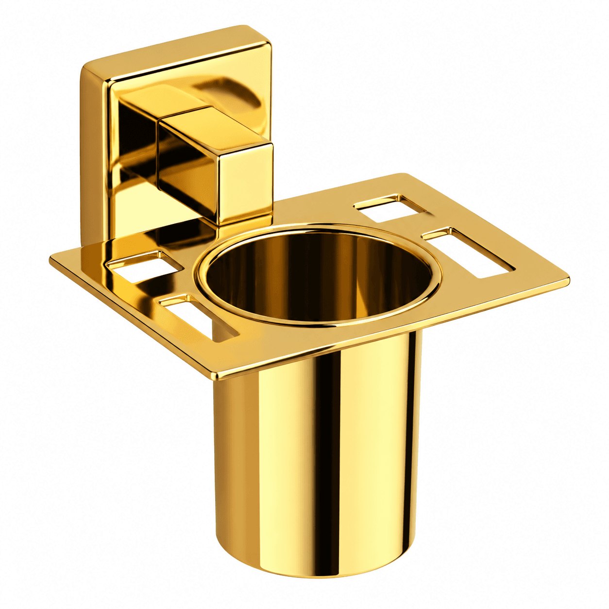 Veltrix LUIZ Toothbrush Holder | Stainless Steel 202 | Wall Mounted |Pack of 1 image 2