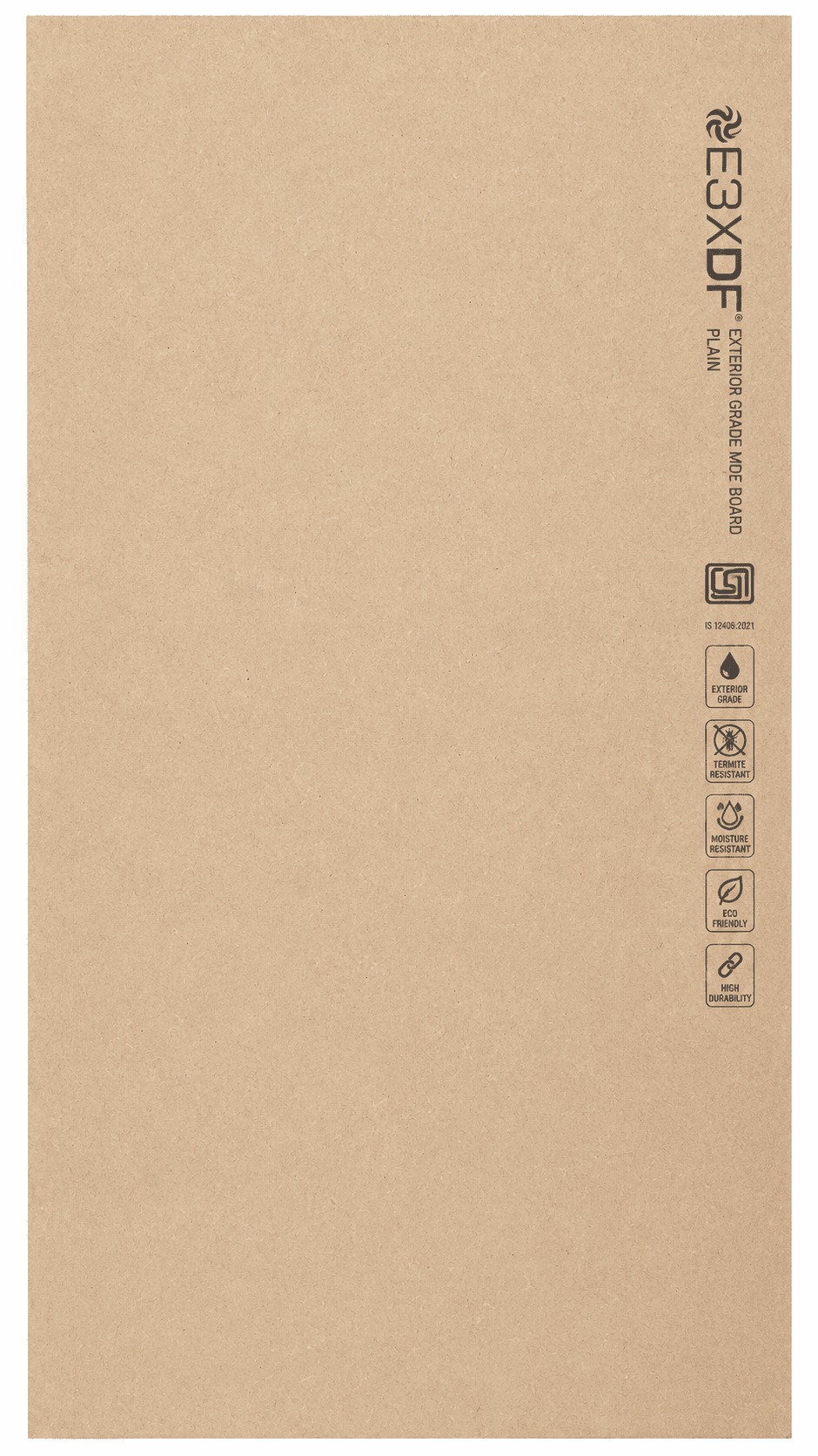 E3 XDF Exterior Grade MDF Board – Plain