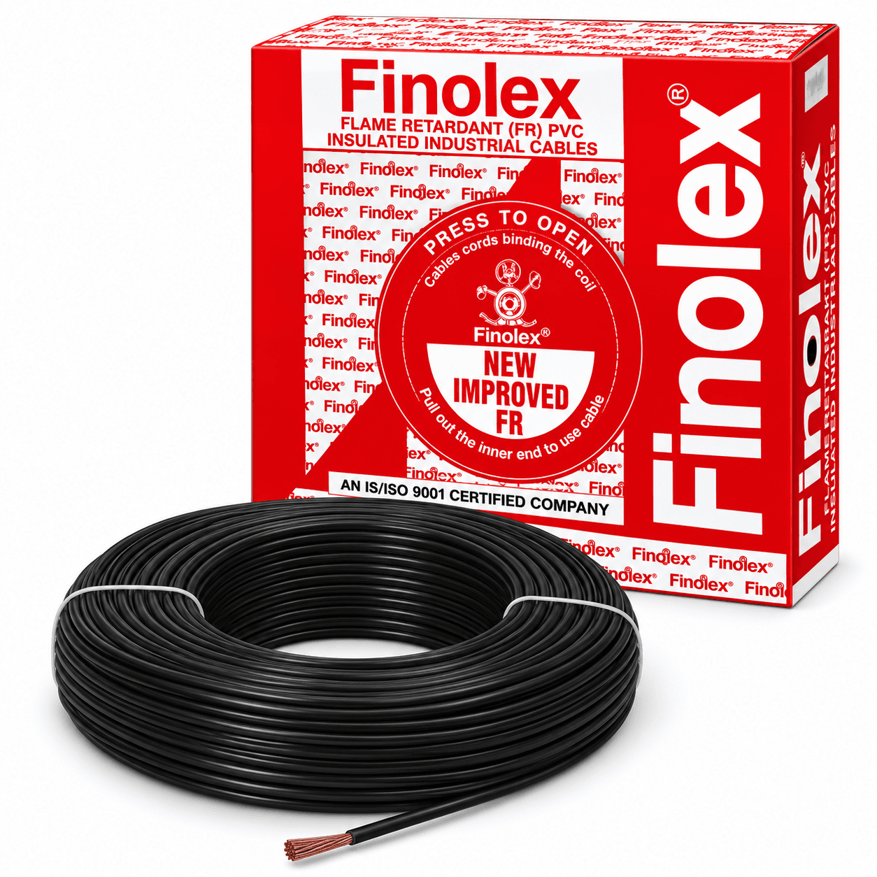 Finolex Flame Retardant FR PVC Insulated Industrial Cable | 90 Meter | Pack of 1 image 3