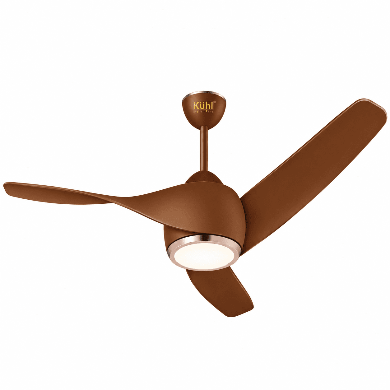 Kuhl TWIST L3 BLDC Ceiling Fan | 1320 mm | 3 Twisted Aerodynamic Blades | Downlight | Wi-Fi IoT & Alexa Voice Control | Pack of 1 image 2