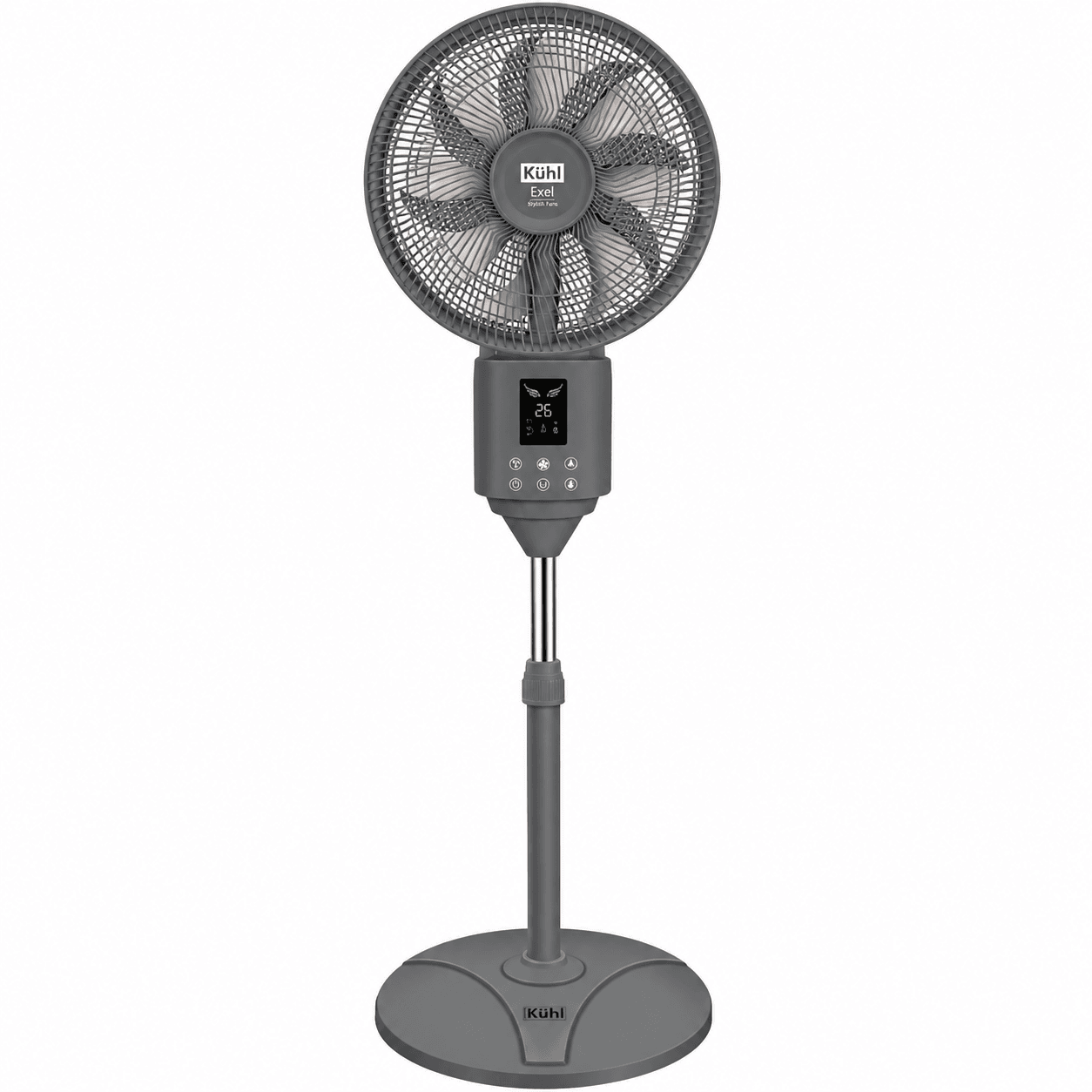 Kuhl EXZEL H1 | BLDC Desert Cooler Pedestal Fan | 400 mm | Ultrasonic Mist Humidifier | Remote Control | Digital Display | Pack of 1 image 2
